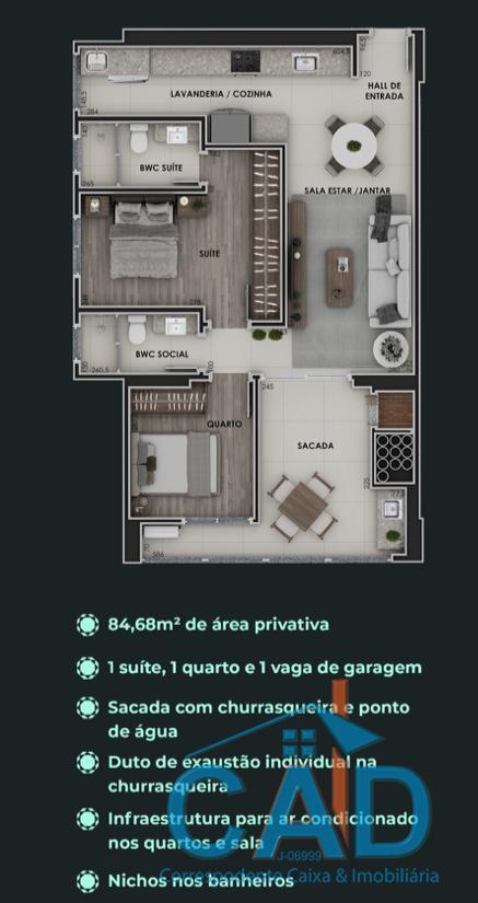 CAD correspondente caixa e Imobiliria