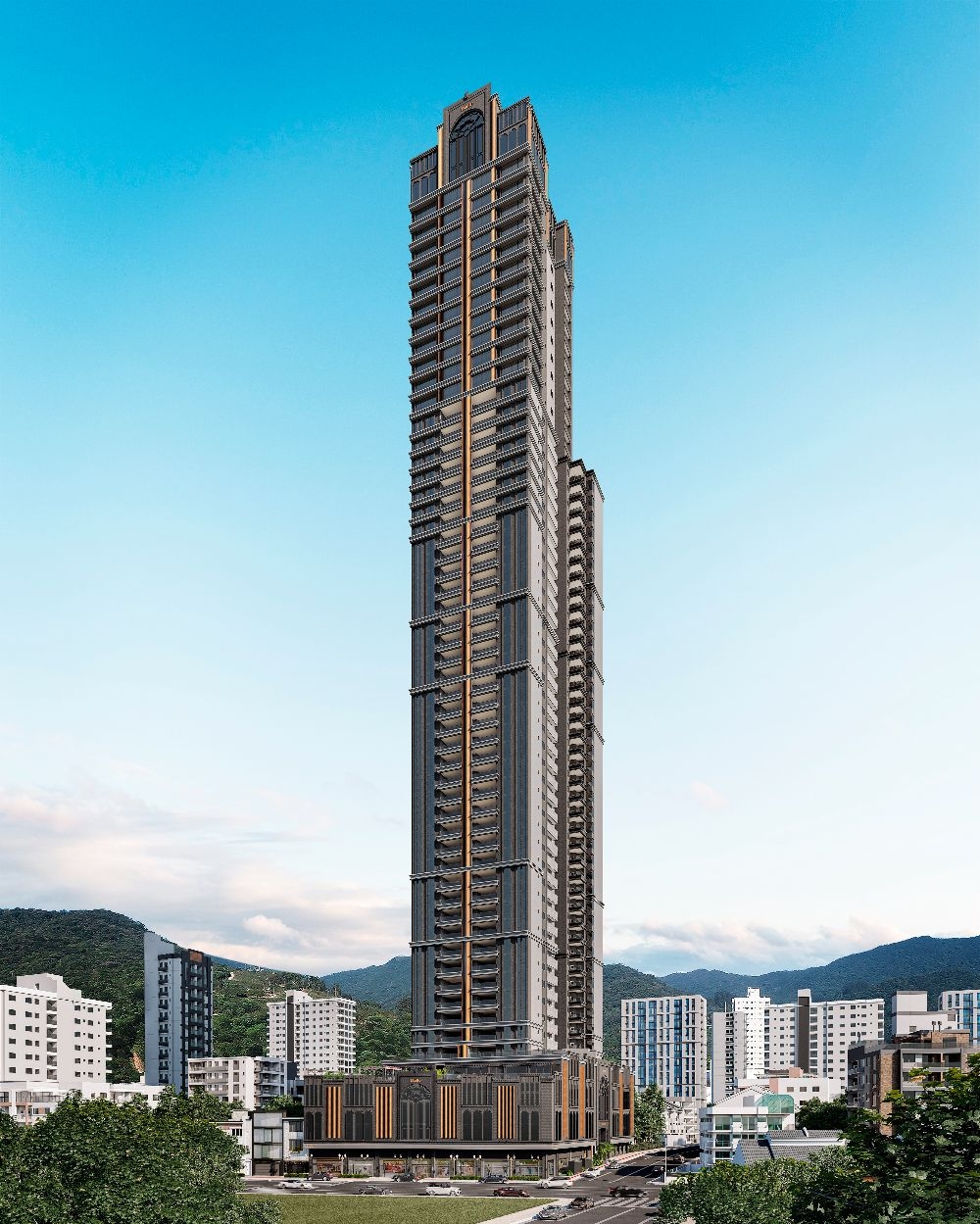 Apartamento com 4 suites Ed. La Rocca - Ed. Mais Alto de Itapema-SC