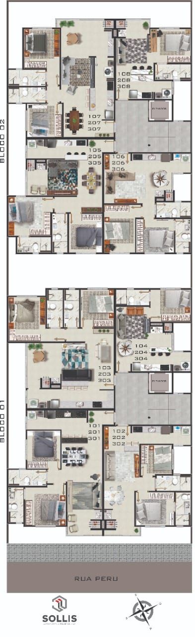 APARTAMENTO EM CONSTRUÇÃO EM FRENTE AO PARQUE DE EXPOSIÇÕES