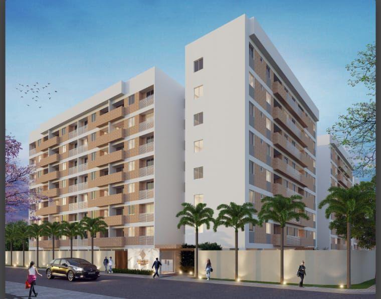 1 Apartamento de 58 m² Bancários - João Pessoa, à venda por R$...