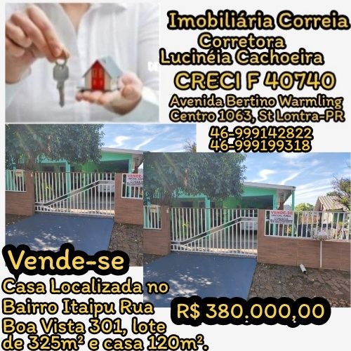 Vende-se Casa localizada no Bairro Itaipu