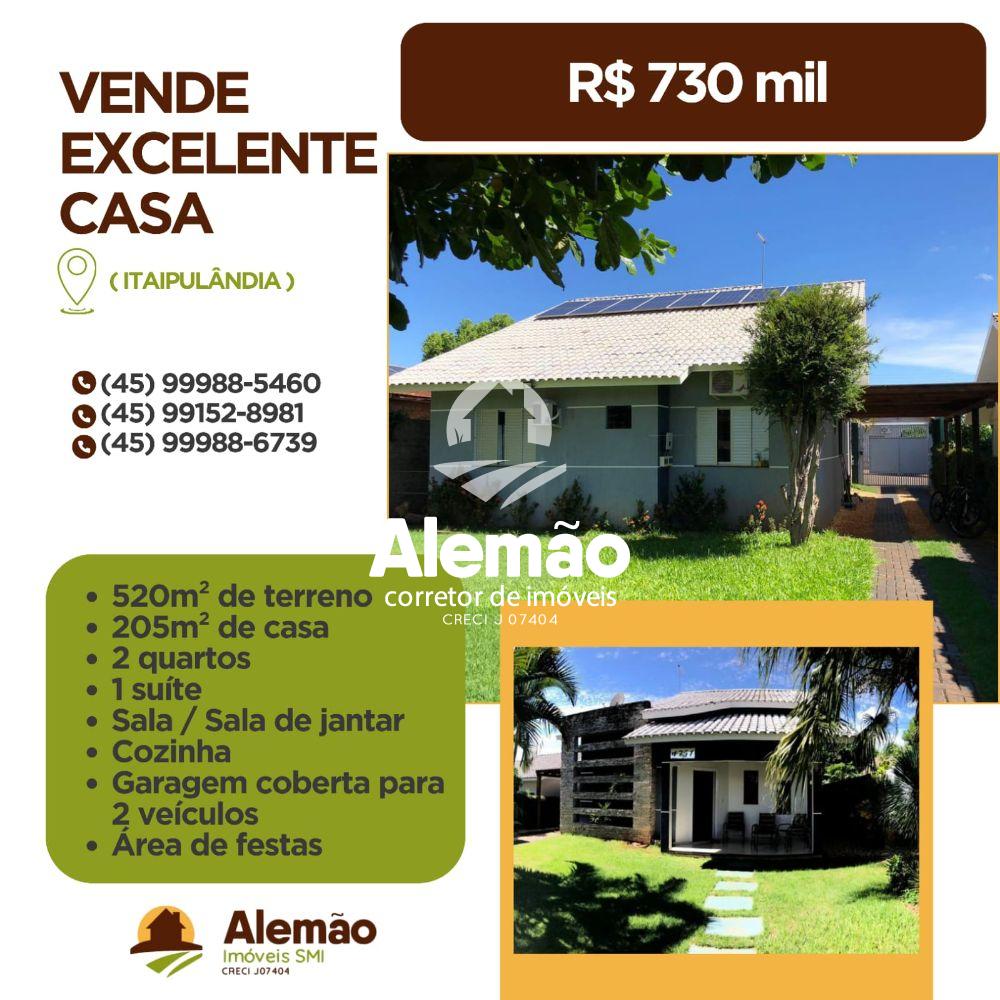 EXCELENTE CASA EM ITAIPULANDIA