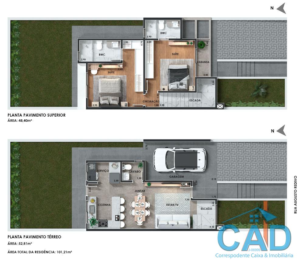 CAD correspondente caixa e Imobiliria