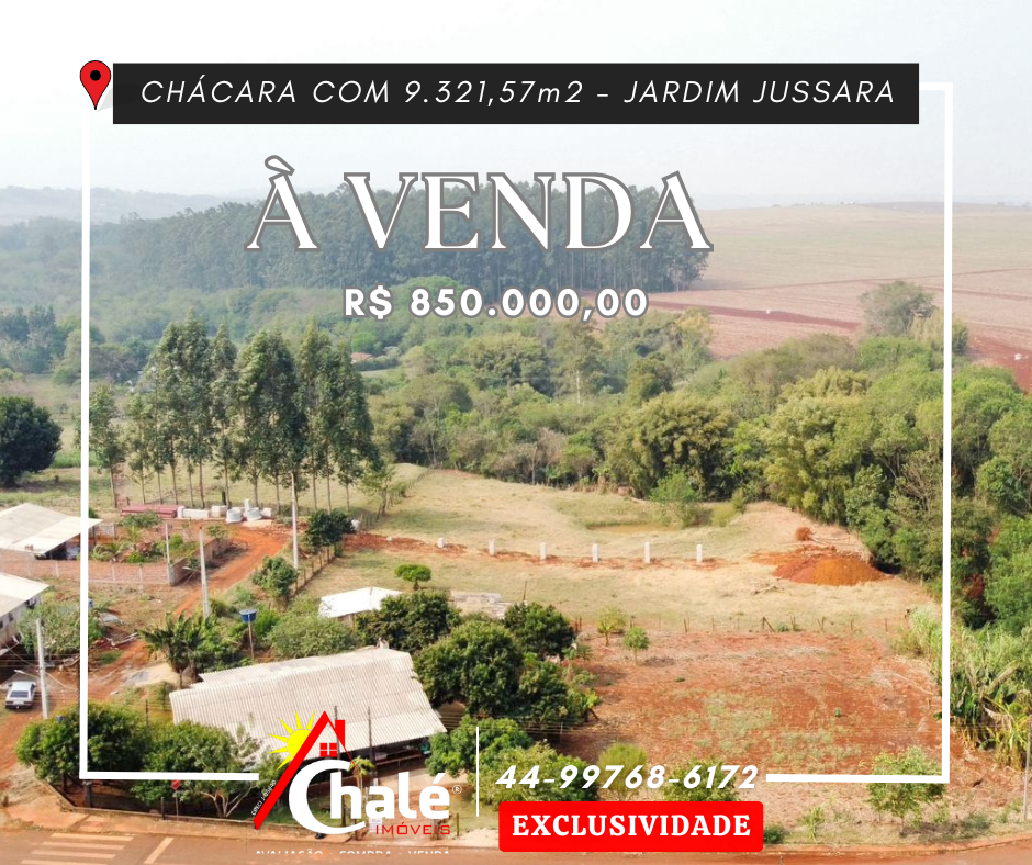 Chácara à Venda   -  Jardim Jussara