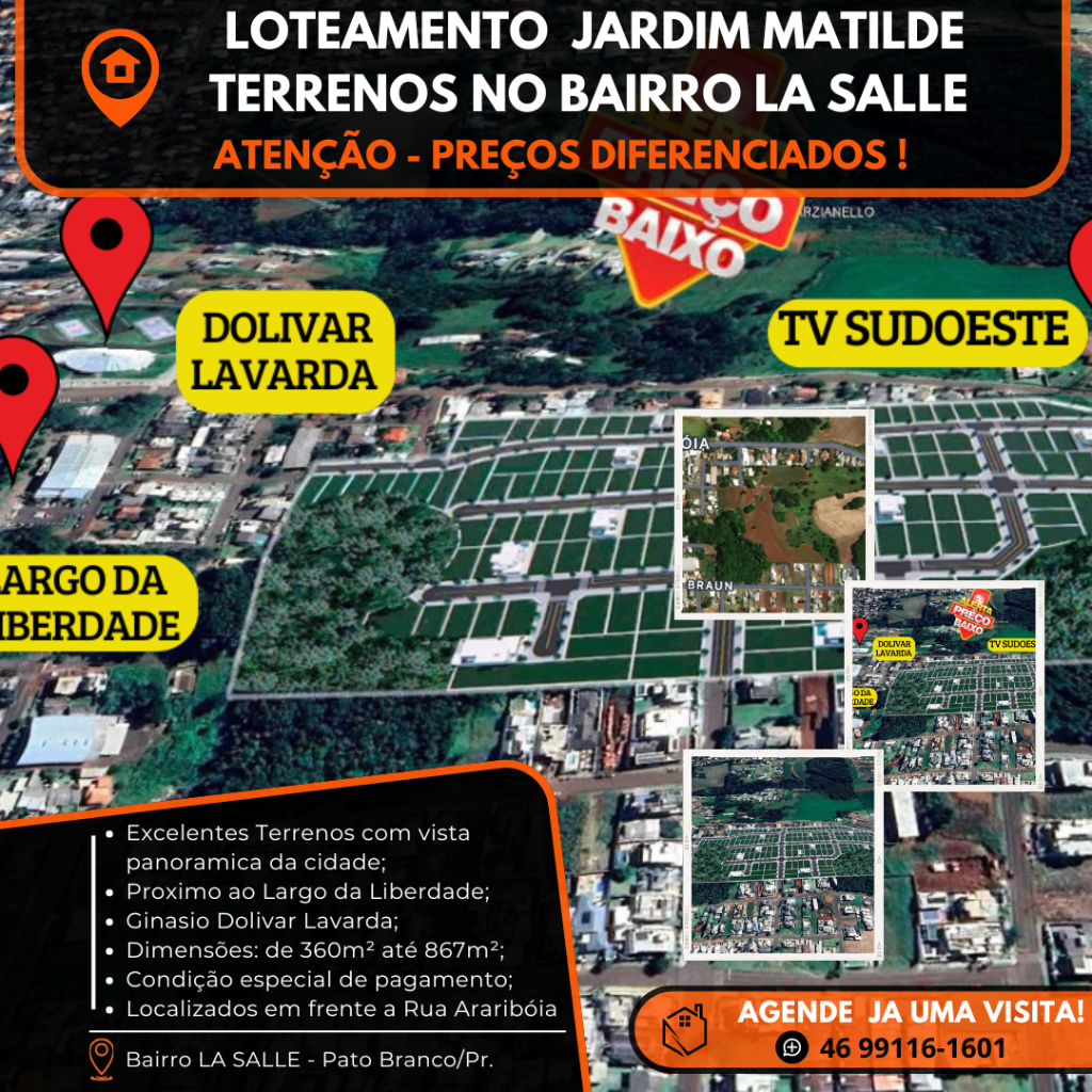 LANÇAMENTO LOTEAMENTO JARDIM MATILDE