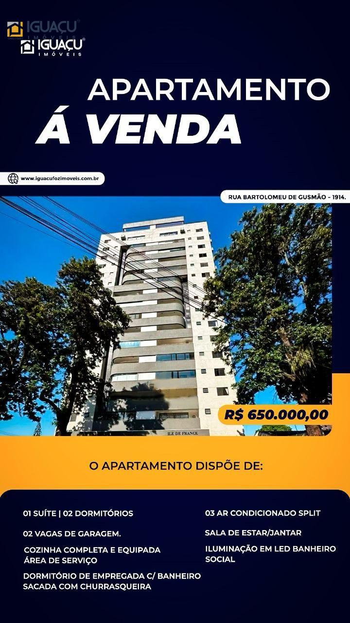 Lindo Apartamento a Venda no Residencial Ile de France, em Foz...