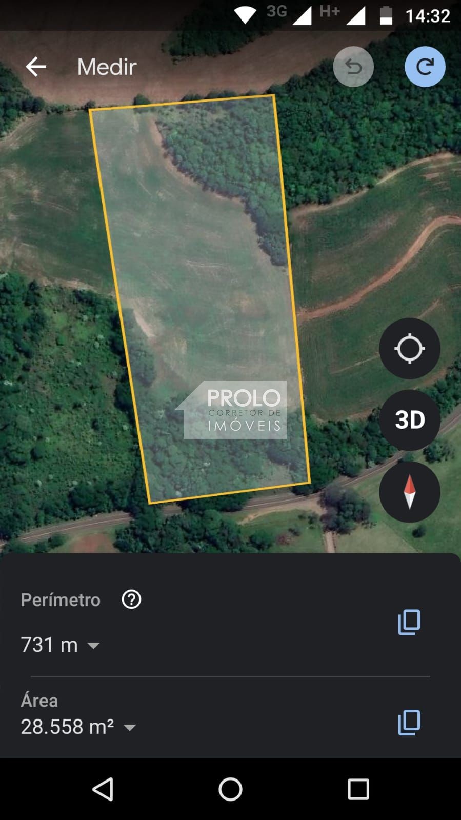 SITO DE 2,8 HECTARES, NA RODOVIA, PRXIMO ENAS MARQUES. 